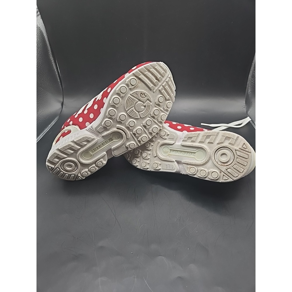Rare HFT LTD Edition Adidas Torsion ZX Flux Size 6 Red White Polkadot Sneaker - Picture 4 of 6